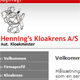 G til hjemmesiden for Hennings Kloakrens A/S